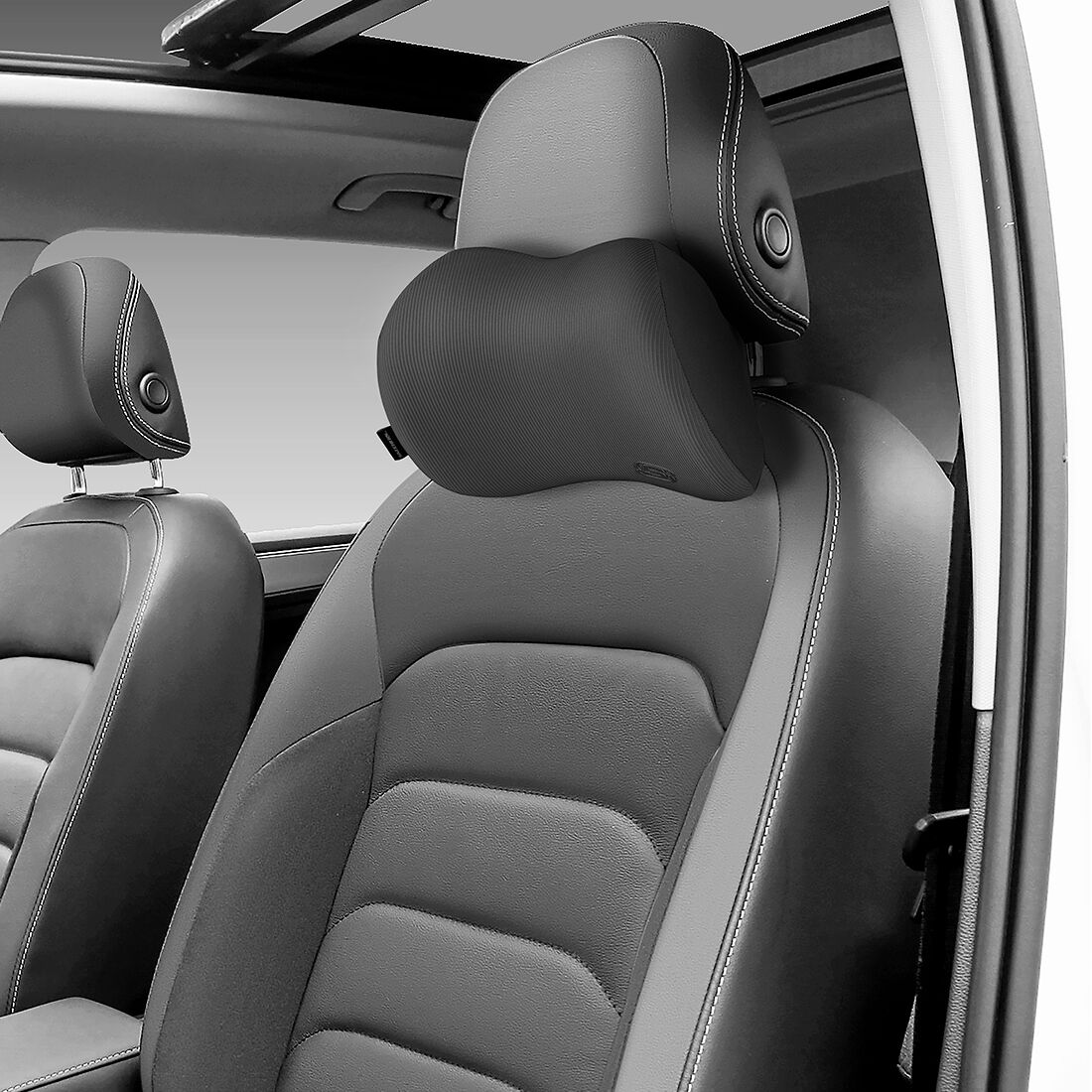 Skechers Memory Foam Charcoal Lumbar Cushion, , scanz_hi-res