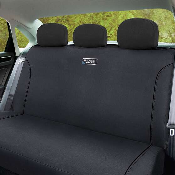Ridge Ryder Canvas Seat Covers Charcoal/Black 06H, , scanz_hi-res