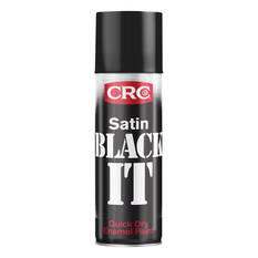CRC Black It Enamel Paint, Satin Black - 280g / 400ml, , scanz_hi-res