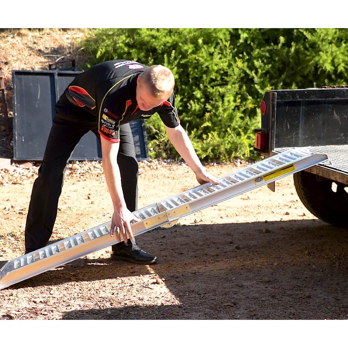 SCA Loading Ramp Aluminium Single 220Kg, , scanz_hi-res
