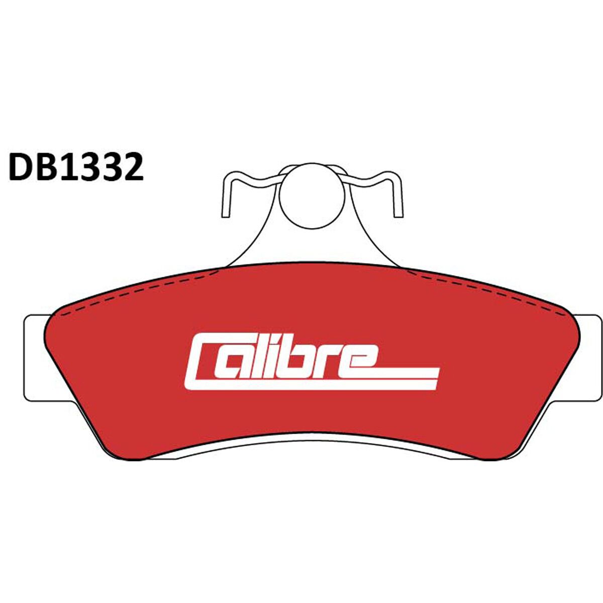 Calibre Disc Brake Pads DB1332CAL, , scanz_hi-res