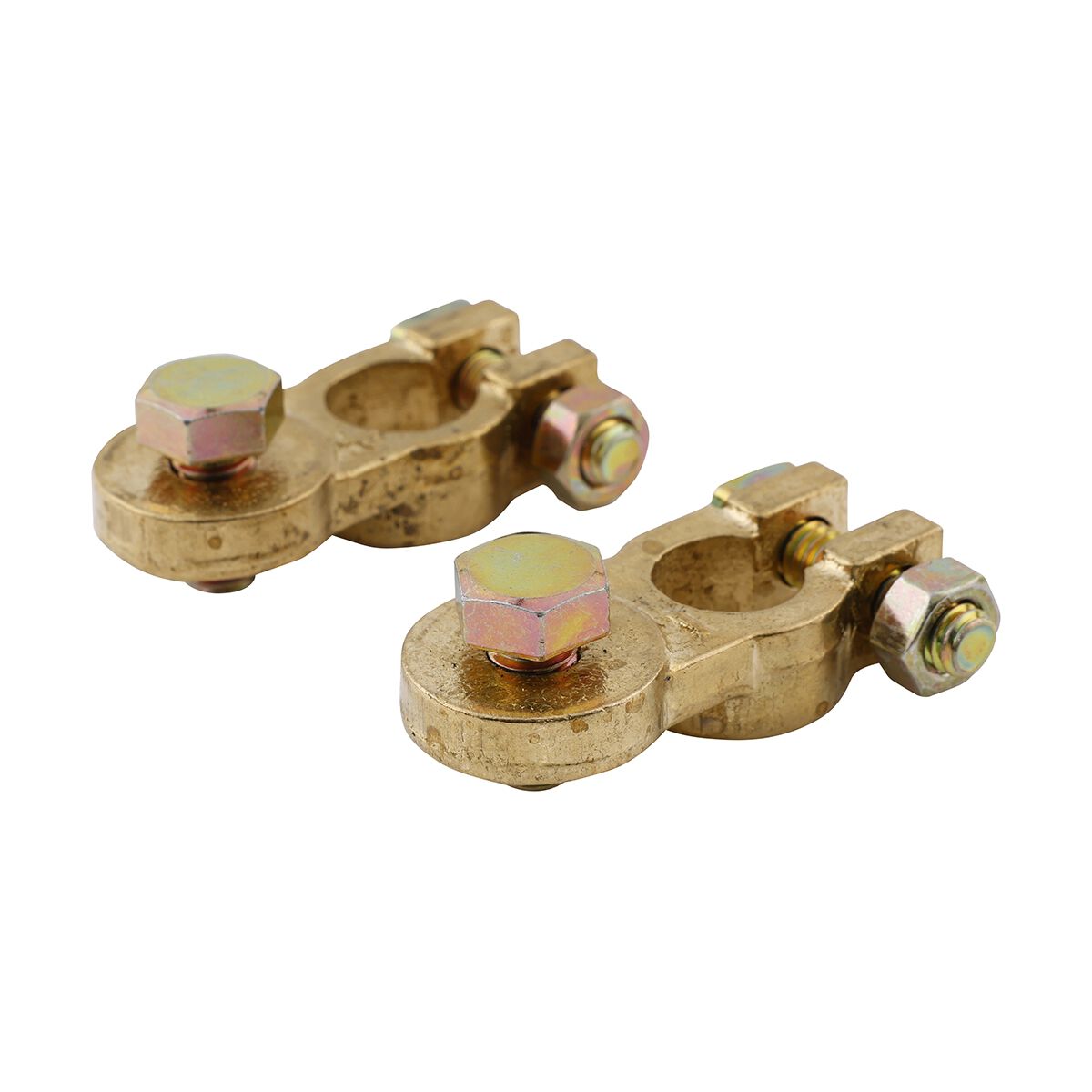 Century Battery Terminal Brass Stud Type SAE Post Heavy Duty 2 Pack, , scanz_hi-res