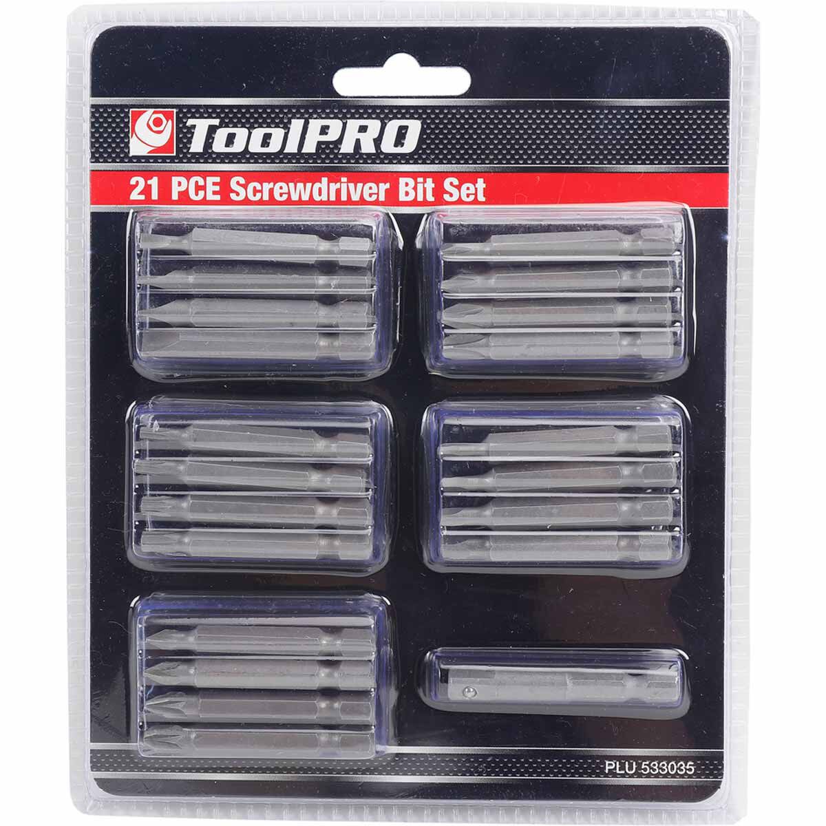 ToolPRO Driver Bit Set 21 Piece, , scanz_hi-res