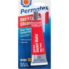 Permatex High-Temp RTV Silicone Gasket Maker - Red, 85g, , scanz_hi-res