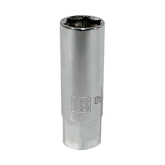 ToolPRO Magnetic Spark Plug Socket 1/2" Drive 16mm, , scanz_hi-res