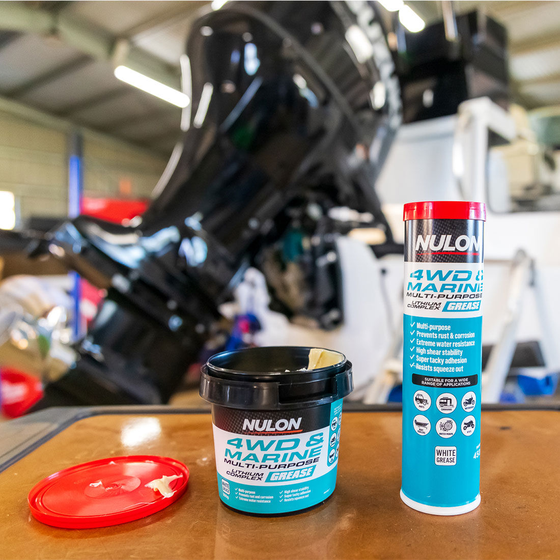 Nulon Grease Cartridge 4WD & Marine 450g, , scanz_hi-res