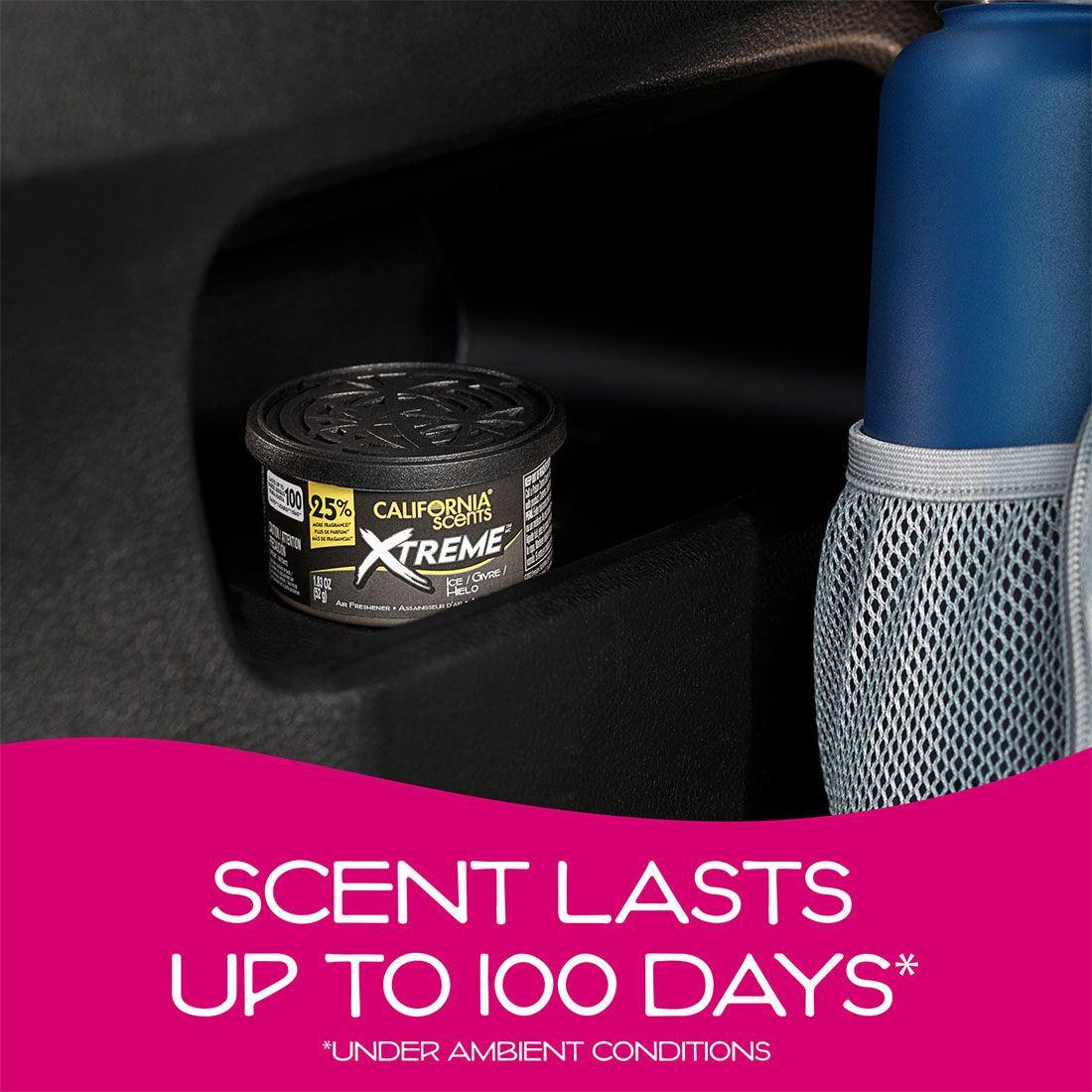 California Scents Xtreme Can Ice Car Air Freshener 52g, , scanz_hi-res