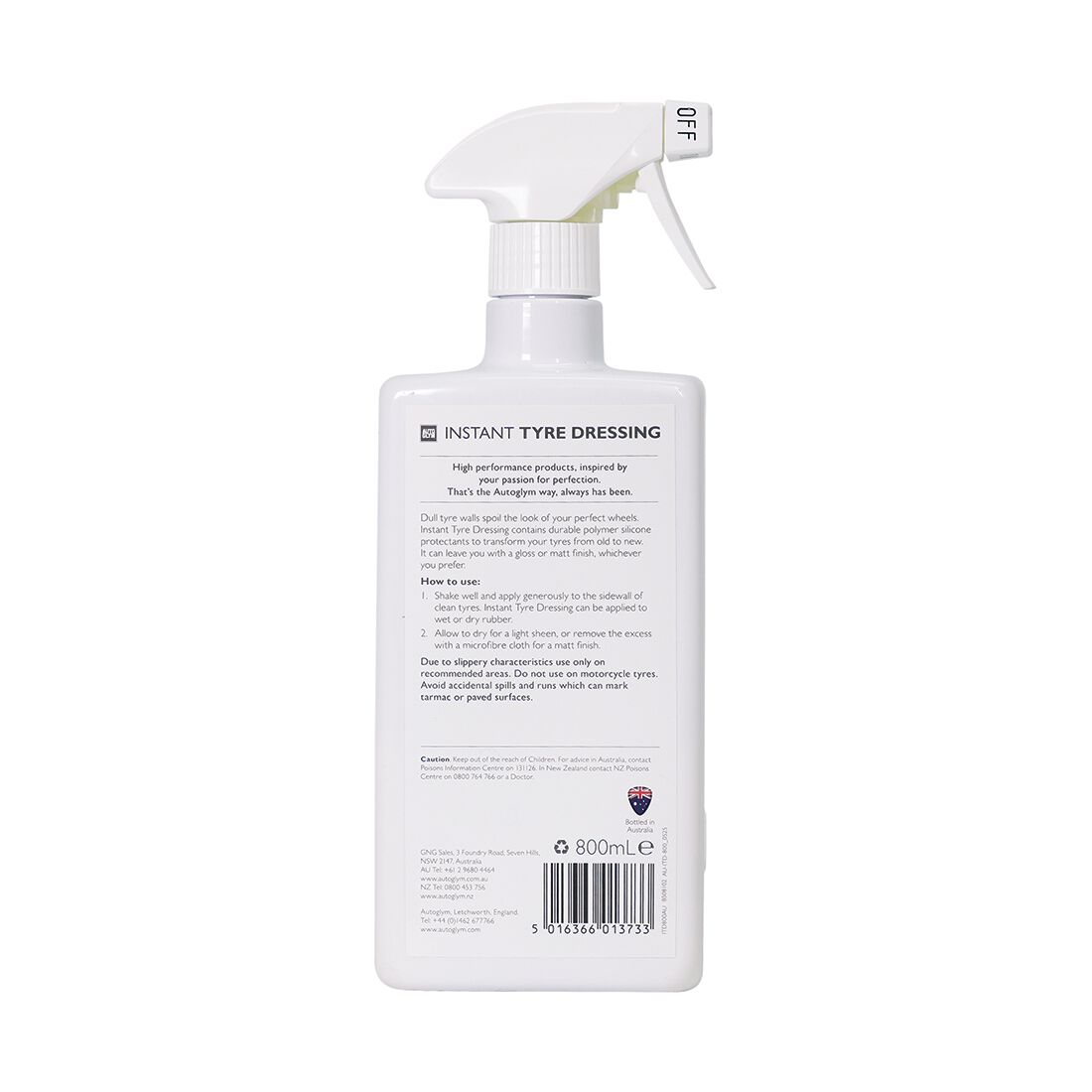 Autoglym Instant Tyre Dressing 800mL, , scanz_hi-res