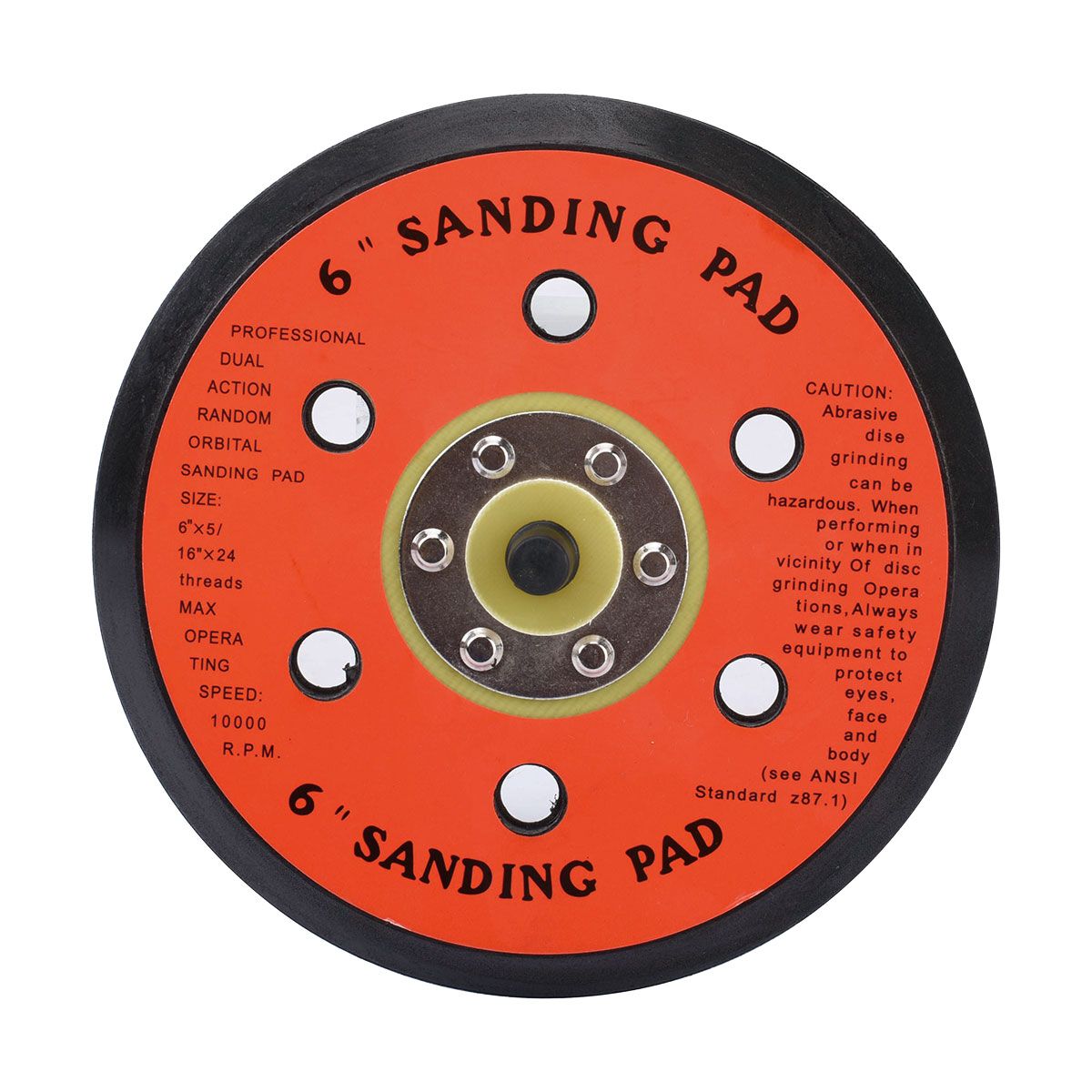 Blackridge Air Sanding Pad Vacuum Type 150mm (6"), , scanz_hi-res