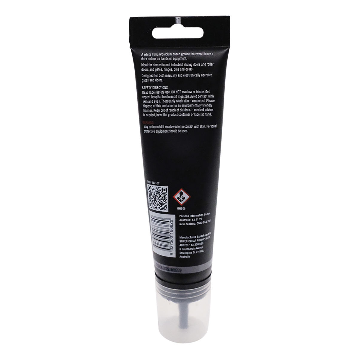 SCA Garage Door Grease Tube with Nozzle 100G, , scanz_hi-res