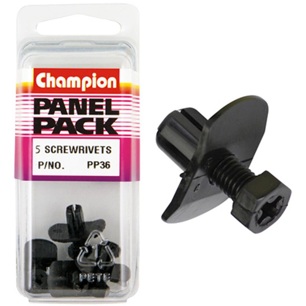 Coachbuild Rivets Champion Screw Rivets - PP36, Panel Pack | Supercheap Auto New Zealand