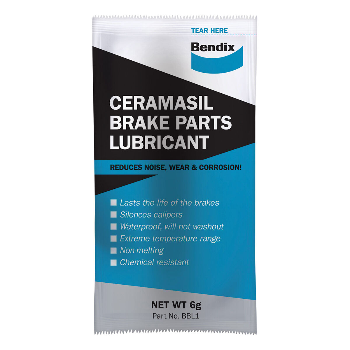 Bendix Ceramasil Brake Parts Lubricant 6g, , scanz_hi-res