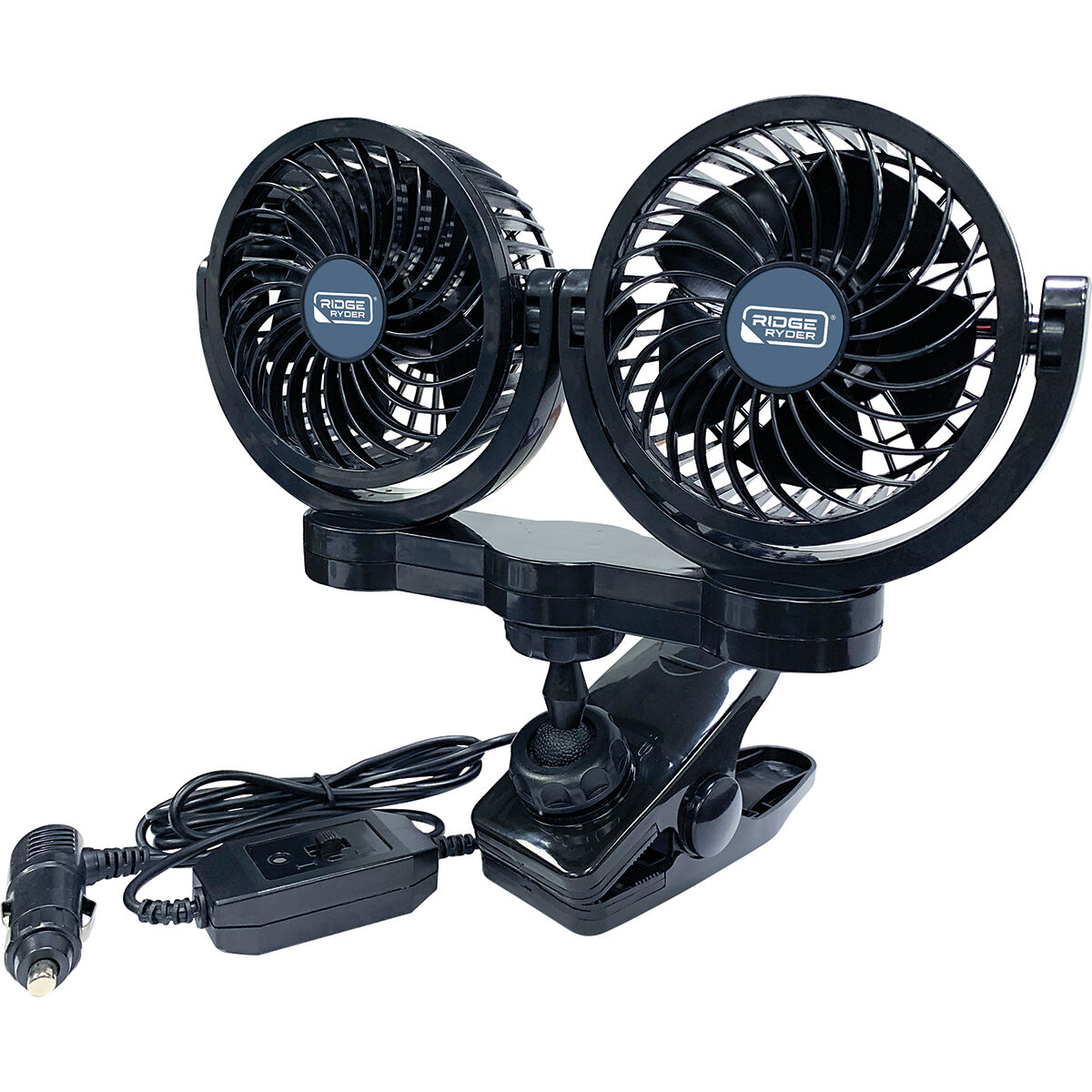 Ridge Ryder Twin Head Fan 12V, , scanz_hi-res