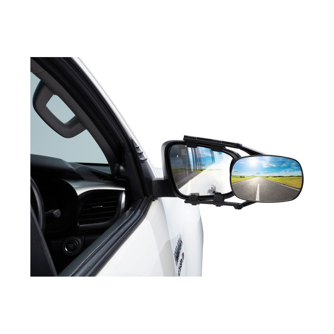 Ridge Ryder 4X4 Clip On Large Single Towing Mirror, , scanz_hi-res