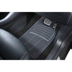 SCA Defend PVC Car Floor Mats - Set of 4, Grey, , scanz_hi-res