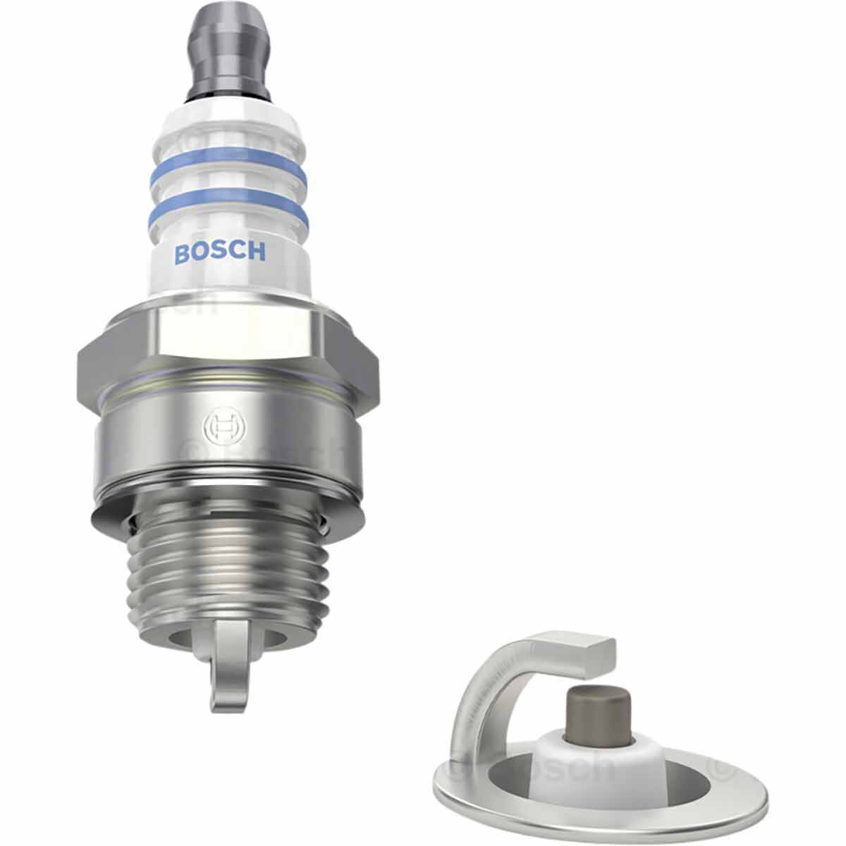 Bosch Spark Plug Single WSR7F, , scanz_hi-res