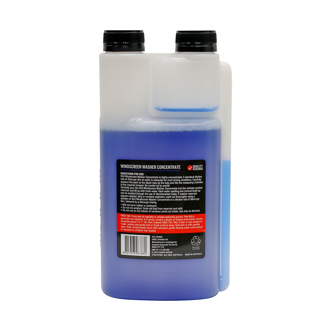 SCA Windscreen Wash Concentrate 1 Litre, , scanz_hi-res