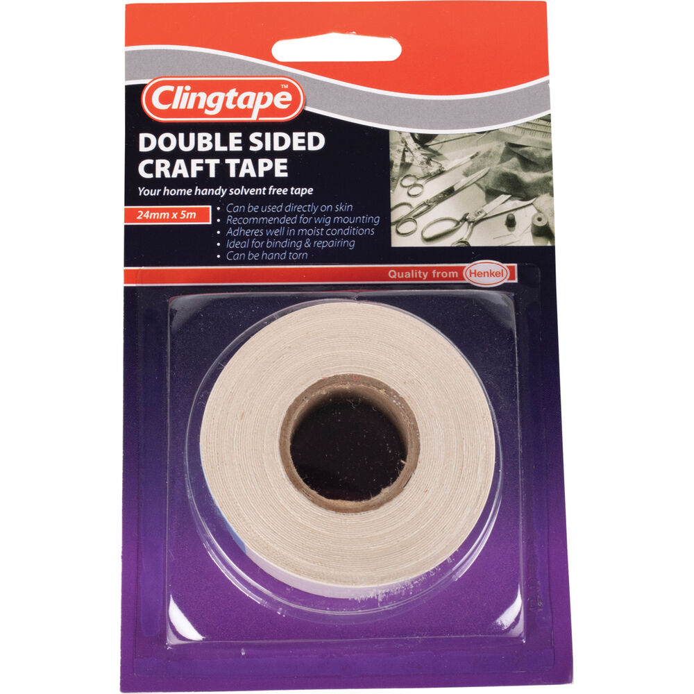 Clingtape Double Sided Tape - Craft, 24mm x 5m