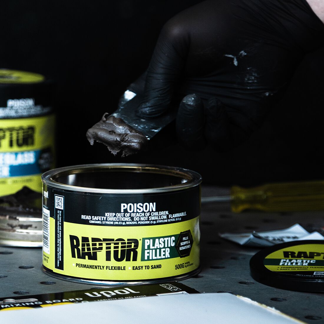 Raptor Plastic Filler 500g, , scanz_hi-res