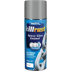 Wattyl Killrust Epoxy Gloss Enamal Aerosol Paint, Aluminium - 300g, , scanz_hi-res