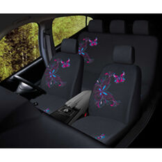 SCA Butterfly Seat Cover Pack - Pink and Blue Adjustable Headrests Size 30 and 06H Airbag Compatible, , scanz_hi-res
