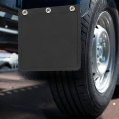 SCA 4WD Mudflap 285x285mm Plain Pair, , scanz_hi-res