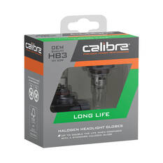 Calibre Long Life Headlight Globes - HB3, 12V 60W, CALLHB3, , scanz_hi-res