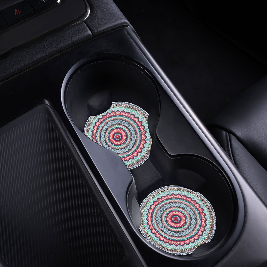 Cabin Crew Drink Coasters Aqua/Pink/Bling, , scanz_hi-res