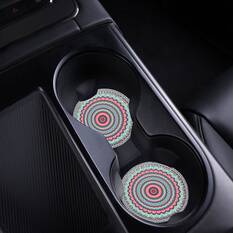 Cabin Crew Drink Coasters Aqua/Pink/Bling, , scanz_hi-res