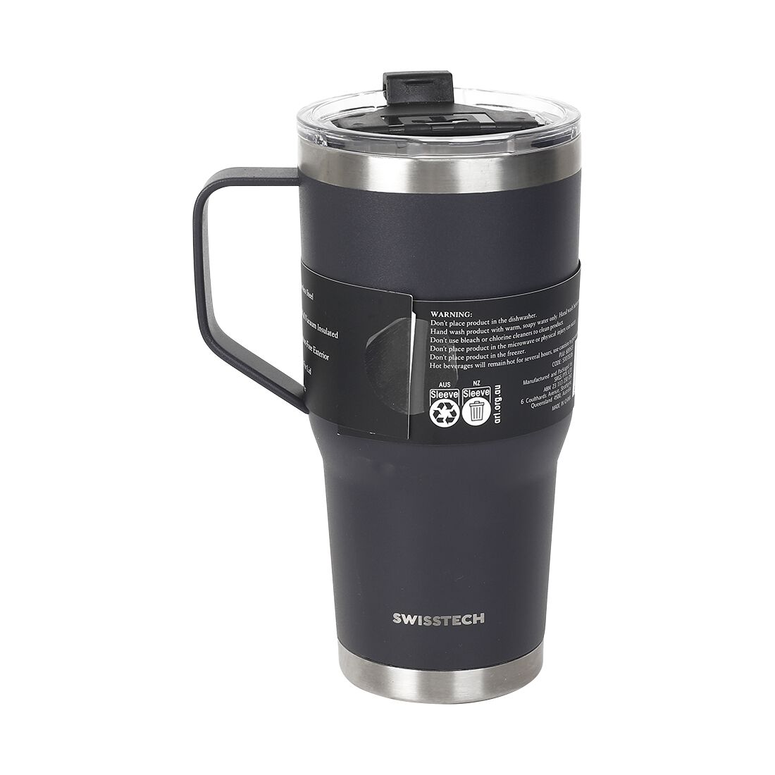 Swiss Tech Tall Mug - 20oz/591ml, Charcoal, , scanz_hi-res
