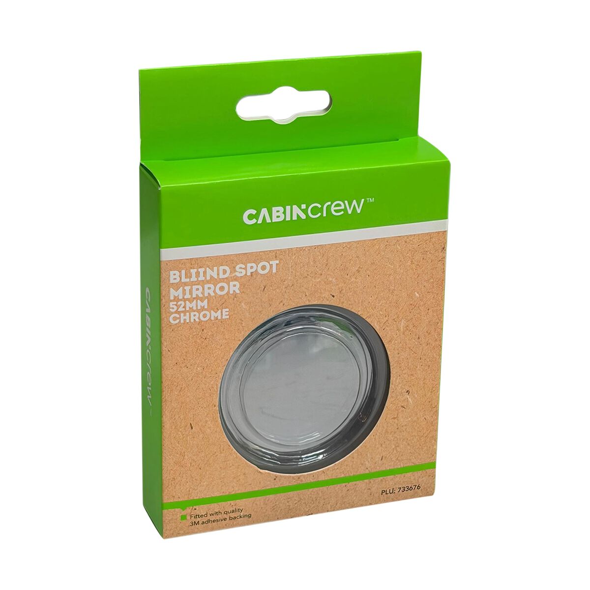 Cabin Crew Blind Spot Mirror - Chrome 52mm, , scanz_hi-res
