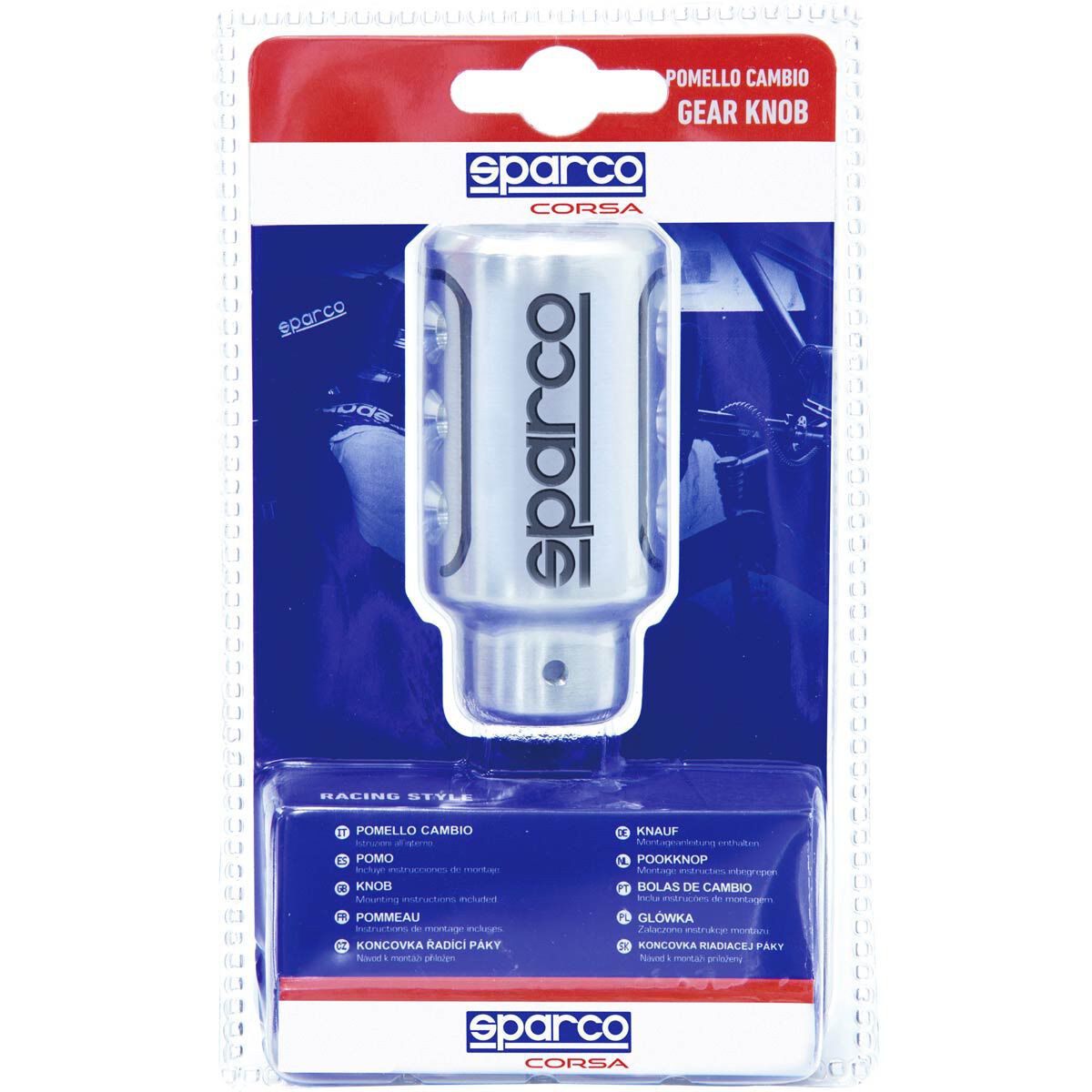 Sparco Gear Knob - Racing, , scanz_hi-res