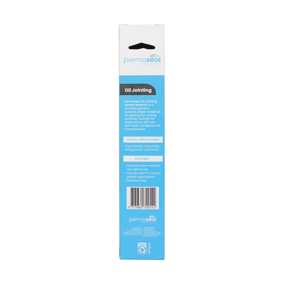 Permaseal Oil Gasket Paper Oil Jointing 0.4mm OJ5S, , scanz_hi-res