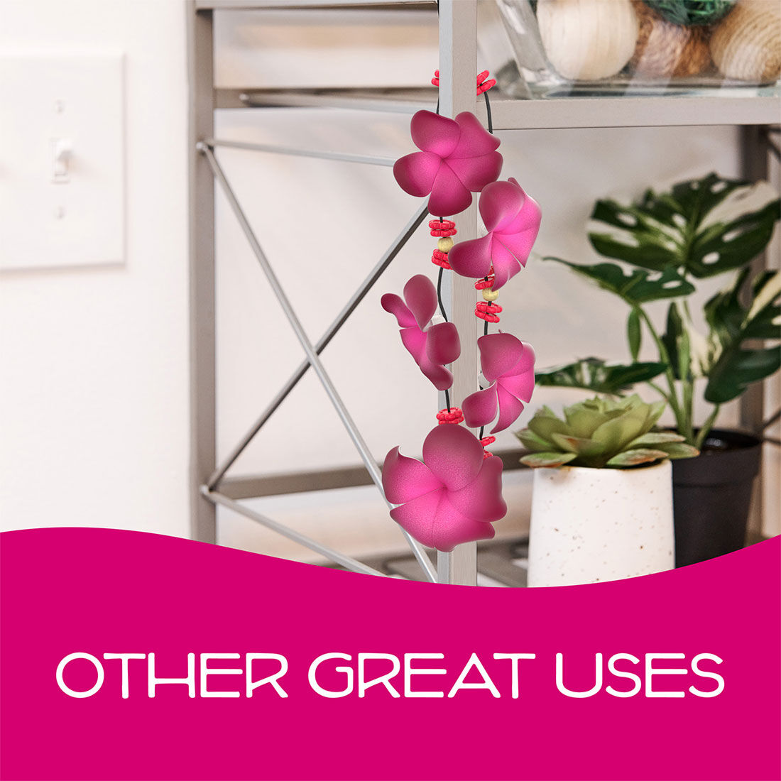 California Scents Novelty Hanging Lei Coronado Cherry Car Air Freshener - 1PK, , scanz_hi-res