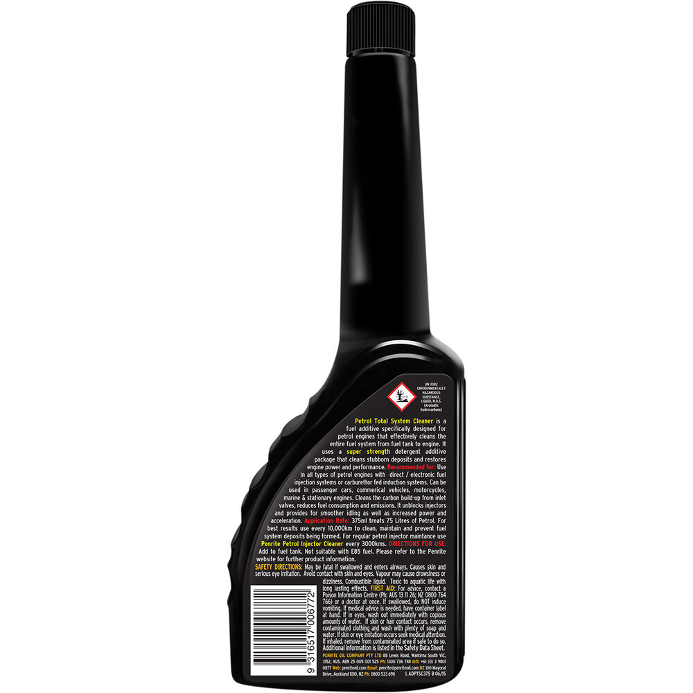 Penrite Petrol Total System Cleaner 375ml Supercheap Auto New Zealand