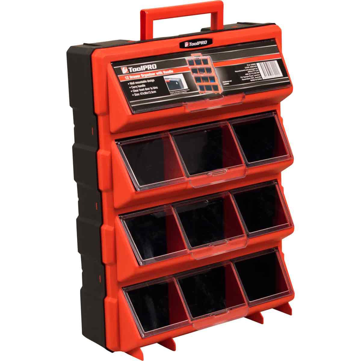 ToolPRO Organiser Portable 12 Drawer, , scanz_hi-res