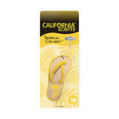 California Scents Novelty Hanging Sandal Tropical Colada Car Air Freshener - 1PK, , scanz_hi-res