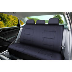 SCA Leather Look Seat Covers Black, Built-In Headrests, Size 06H, Rear Seat, , scanz_hi-res