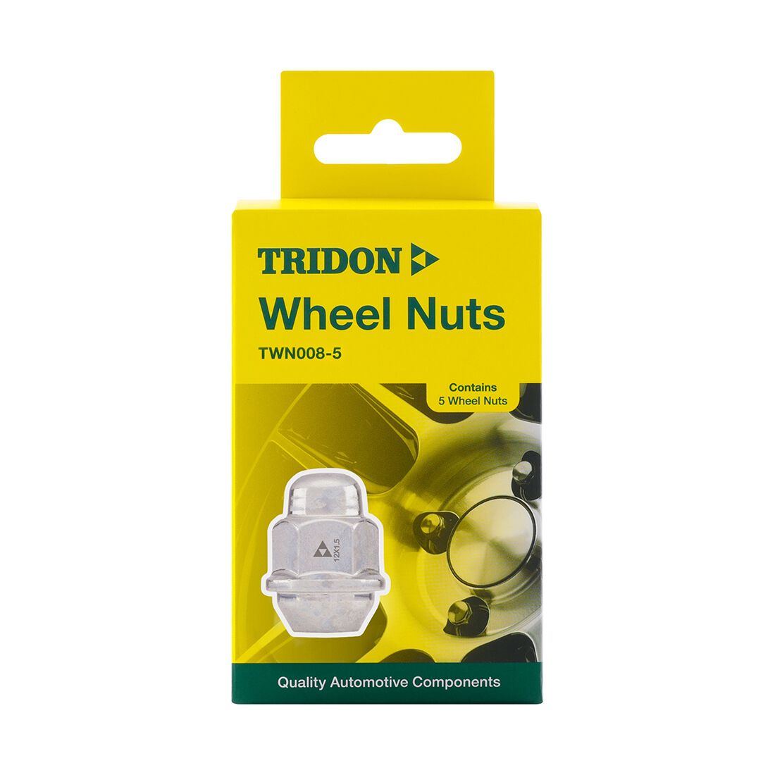 Tridon Wheel Nuts M12x1.5 Tapered Seat 21mm Hex 5 Pack TWN008-5, , scanz_hi-res