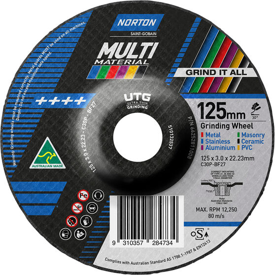 Norton Multi-material UTG Wheel 125mm, , scanz_hi-res