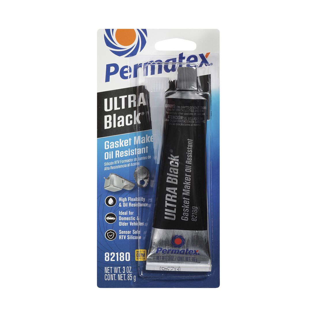 Permatex Gasket Maker, Maximum Oil Resistance Ultra Black 95g, , scanz_hi-res