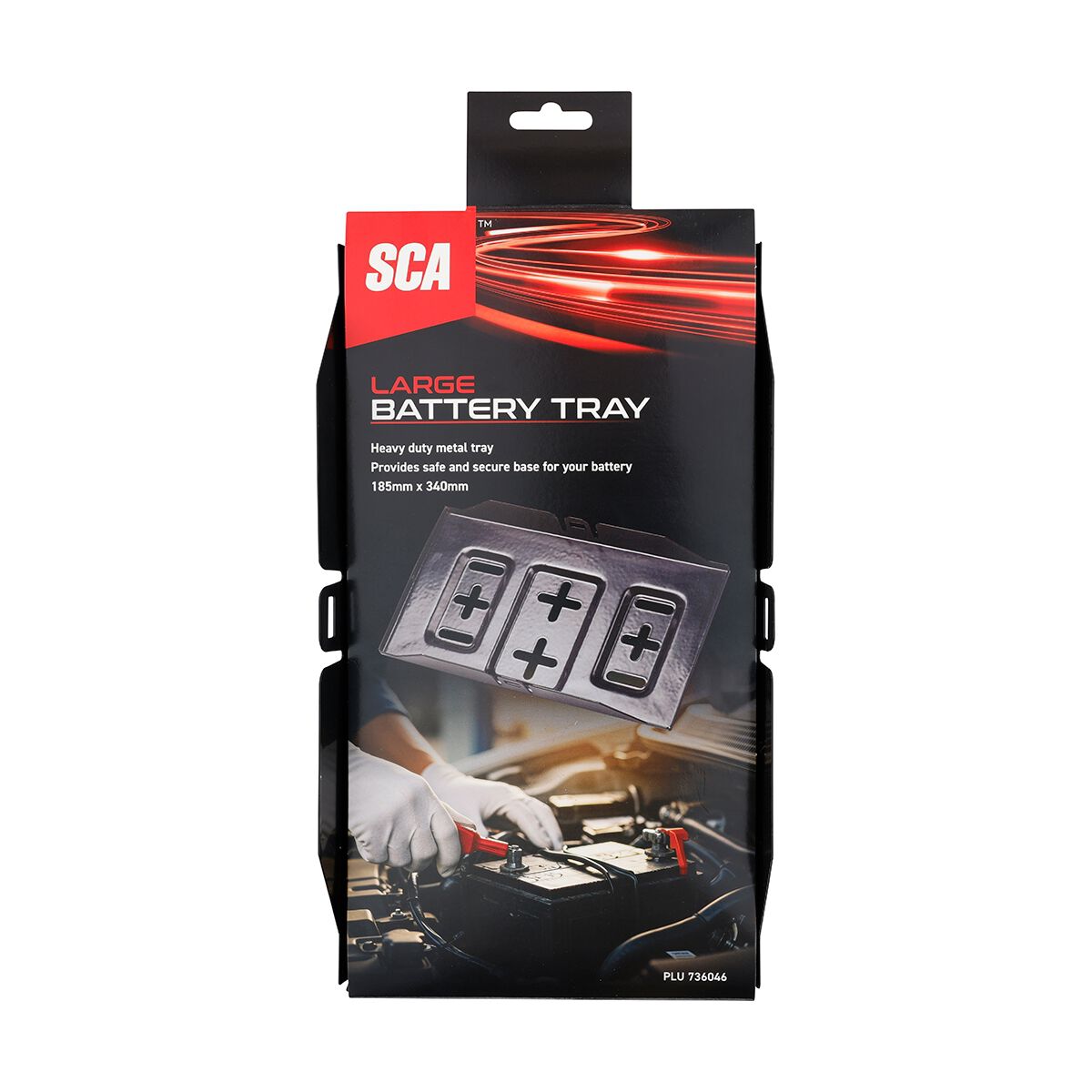 SCA Heavy Duty Battery Tray Large, , scanz_hi-res