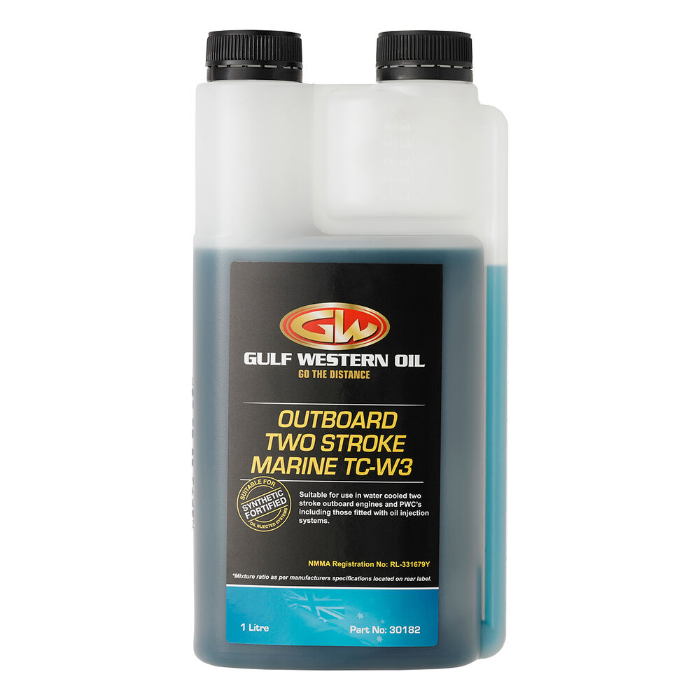 Gulf Western TCW3 2 Stroke Outboard Engine Oil 1 Litre Supercheap