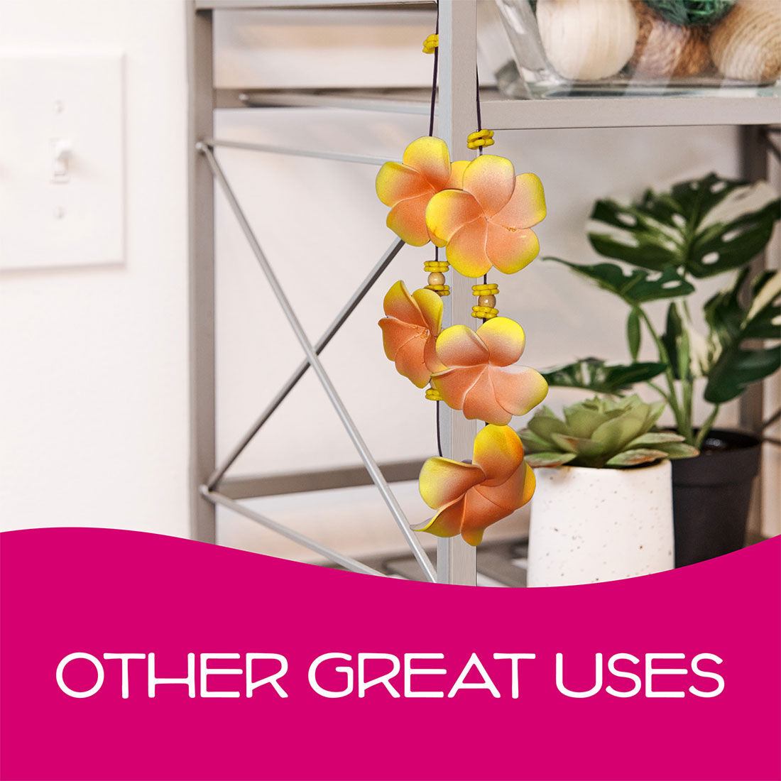 California Scents Novelty Hanging Lei Tropical Colada Car Air Freshener - 1PK, , scanz_hi-res