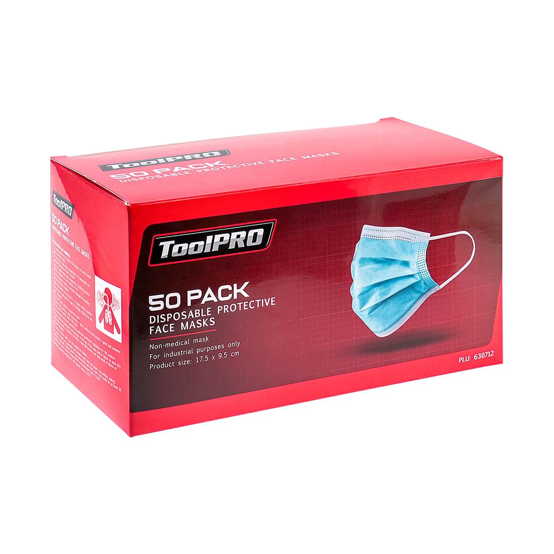 ToolPRO Disposable Protective Face Masks 50 pack, , scanz_hi-res
