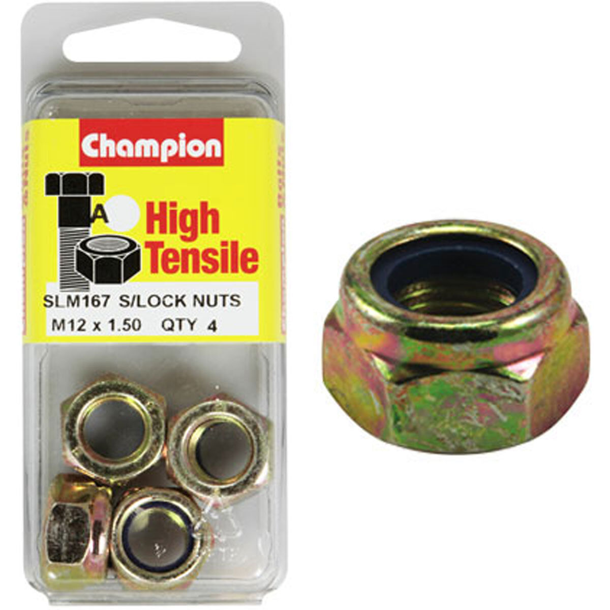 Champion Nyloc Nuts M12 X 1.5, , scanz_hi-res