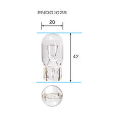ENDURALIGHT Automotive Globes - Wedge 12V, 21W, T-20, , scanz_hi-res