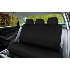 SCA Neoprene Seat Cover - Black Adjustable Headrests Rear Seat, , scanz_hi-res