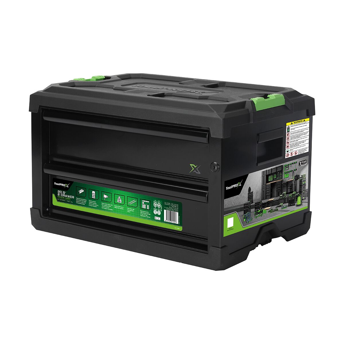 ToolPRO-X Metal Modular Storage System - 2 Drawer Cabinet, , scanz_hi-res