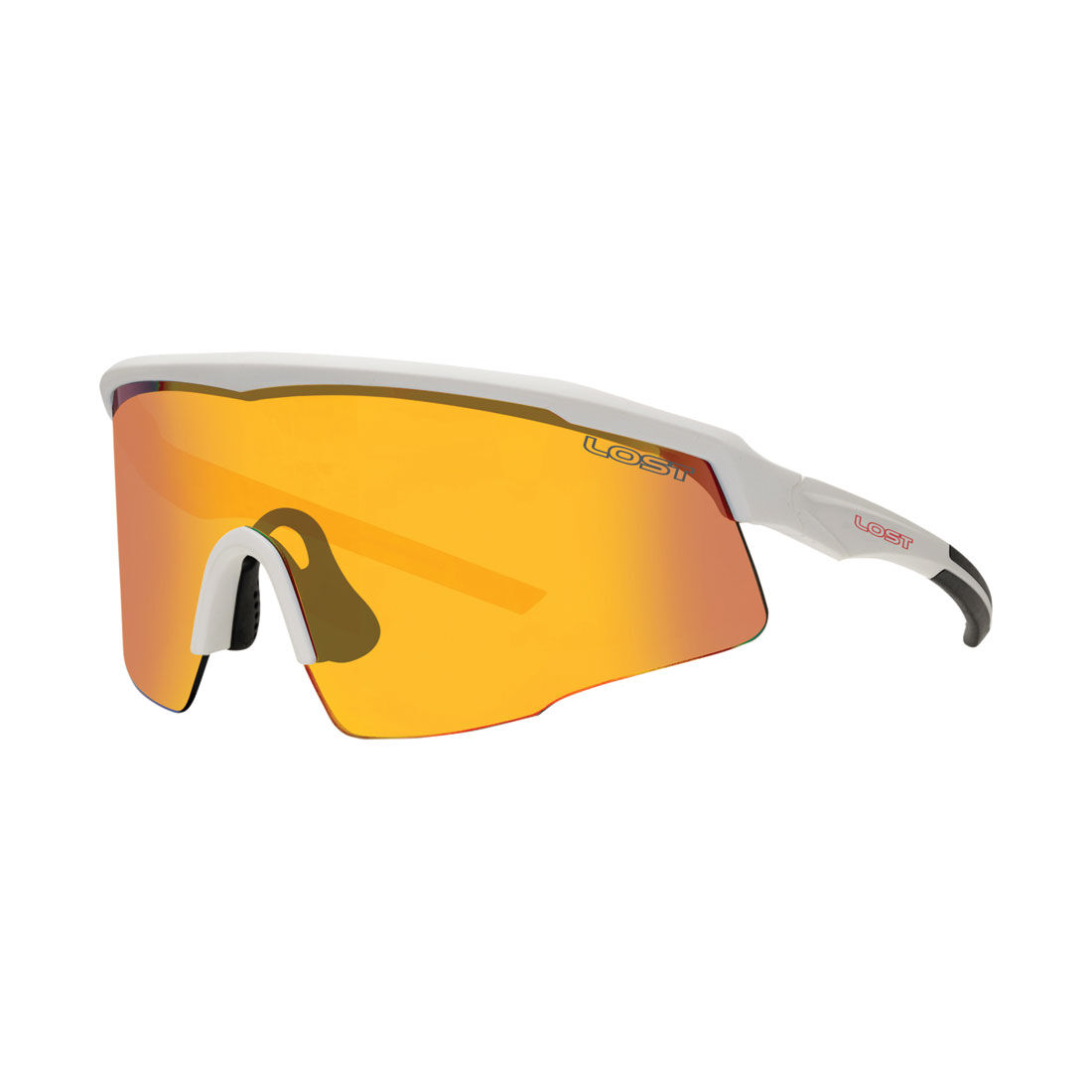 LOST Sunglasses Hawker Mirror Matt White Orange, , scanz_hi-res